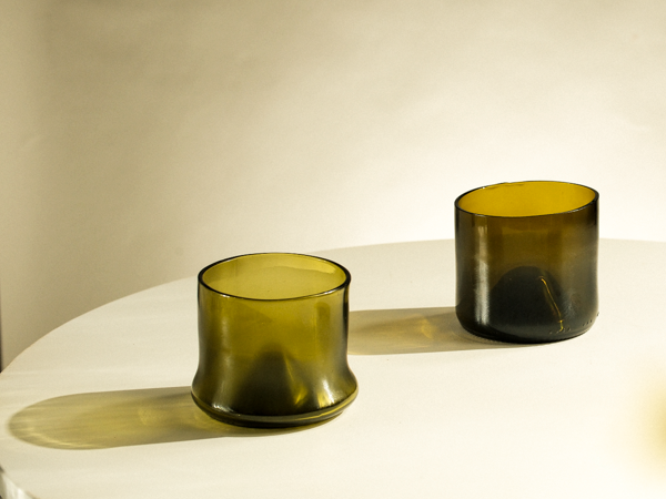 Rocks Glasses in Olive