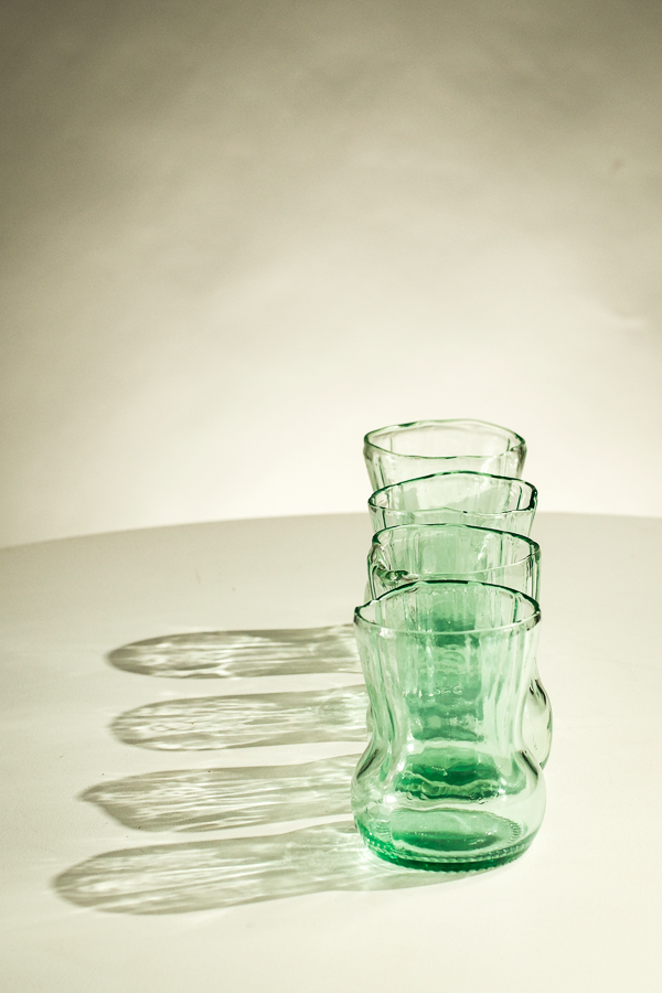 Shooter Glass in Aqua