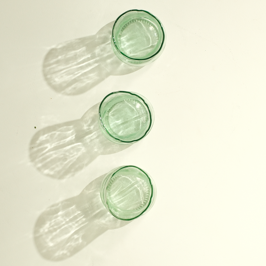 Shooter Glass in Aqua